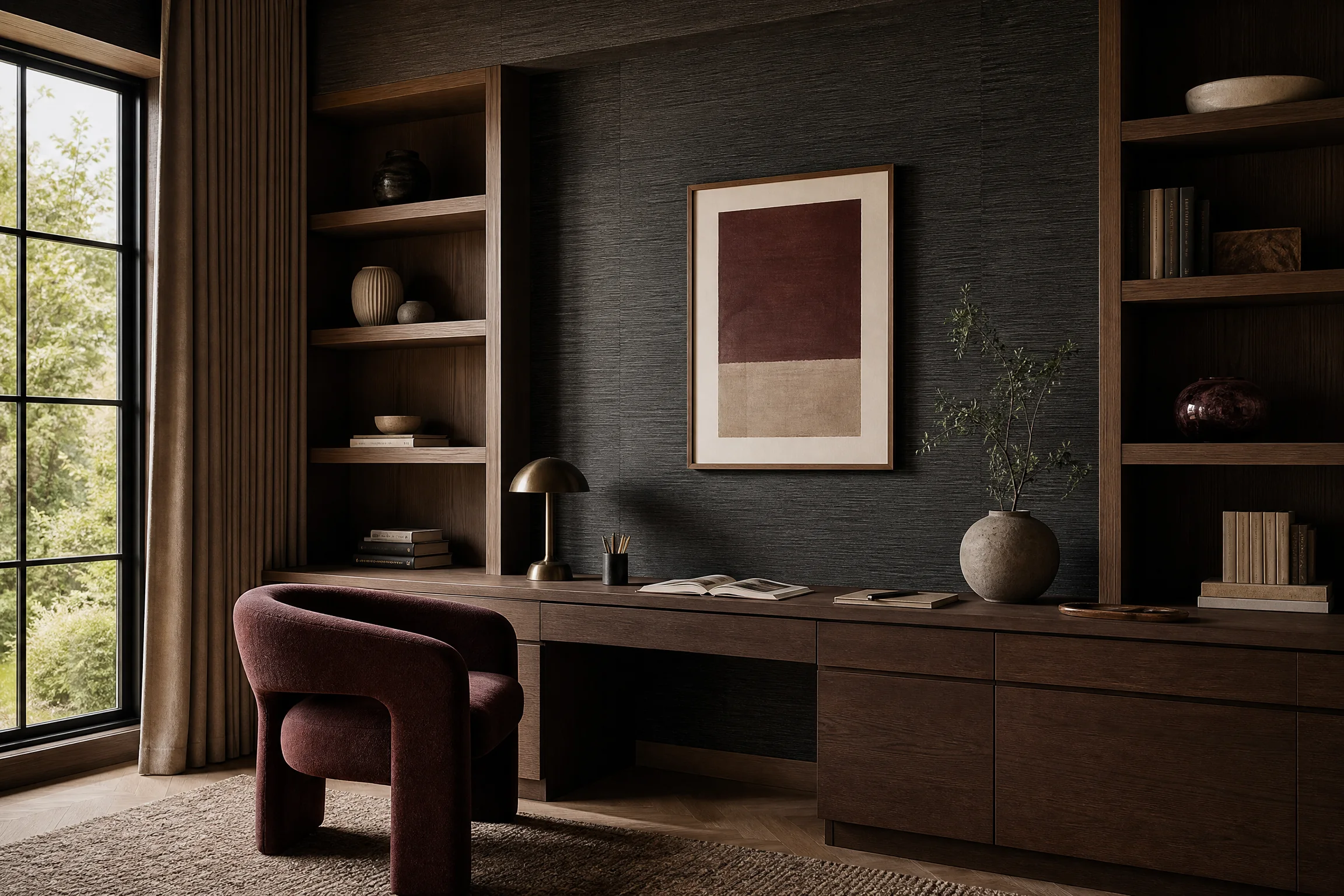 Handcrafted home office accent